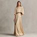 Women's Satin Peplum Dress Set – Timeless Elegance With Flutter Sleeves For Spring & Fall_ecoleips.com