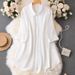 Women's Clothing Spring And Summer New Shirt Half Sleeve Loose Button Mid Length_ecoleips.com