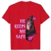She Keeps Me Strong He Keeps Me Safe Couple Matching T Shirt Wolf Couple T Shirt Casual Black LOVER Shirt Tops Valentine Shirts_ecoleips.com