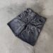 European And American Retro Gothic Denim Shorts Summer Men And Women Y2K Hip Hop Embroidery High Street Distressed Loose Shorts_ecoleips.com