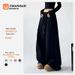 Women's Casual Straight-Leg Pants – Breathable Cotton Blend, Loose Fit, Wrinkle-Resistant (White/Light Gray/Pink/Dark Gray/Black, Sizes S-Xl)_ecoleips.com