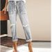 Summer Plus Size Women's Jeans Sexy And Elegant Style Straight Leg Denim For Ladies_ecoleips.com