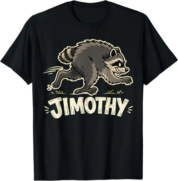 Women's T-Shirts Jimothy The Seattle Raccoon T-Shirt_ecoleips.com