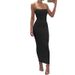 Women's Clothing Ins Sexy Sling Temperament Sling Long Skirt Backless Slim Dress_ecoleips.com
