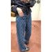 Women's Clothing Diamond Pattern Slim Fit Jeans Korean Style Loose Straight Leg Wide Leg Pants For Women_ecoleips.com