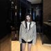High-end Striped Hooded Casual Loose American Style Sweatshirt For Women 2025 Autumn New Unique Top_ecoleips.com