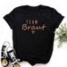 Cross-border Bestseller Birde Team Wedding Party Printed Short-sleeve T-shirt Women's Top_ecoleips.com