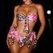 Women's Clothing Sexy Style Bikini Set Swimwear Printed Regular Fit Polyester Fashion Summer Vacation Swimsuit_ecoleips.com