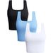 Women's Seamless Workout Tank Top Breathable Yoga Vest Lightweight Athletic Camisole for Gym Running Fitness_ecoleips.com