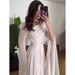 Summer New Women's Retro Elegant Luxurious Maxi Dress Long Sleeved Waist Slimming_ecoleips.com