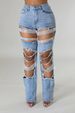 K Hot Girl Pants With Holes, Heavy Industry Nail Bead Bead Elastic Jeans, Women's Pants_ecoleips.com