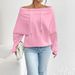 Women's Casual Off Shoulder Top With Drawstring Detail - Stylish & Comfortable Loose Fit Blouse For Everyday Wear_ecoleips.com