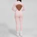 Women's Clothing One Piece Yoga Suit Sports Jumpsuit Long Sleeved Zipper Sexy Slim Backless Jumpsuit Yoga Pants_ecoleips.com