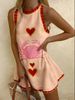 Women's Clothing Printed Linen Sleeveless Skirt Dress_ecoleips.com