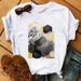 European And American Cross-border Foreign Trade Women's Geometric Pattern Round-neck Printed Short-sleeve T-shirt Top_ecoleips.com