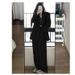 girl Fashion Casual Blazer For Women 2024 Spring Summer New Korean Style Loose Slimming Two-Piece Suit Set_ecoleips.com