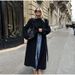 Elegant Women's Long Double Breasted Trench Coat - Spring Casual Windbreaker With Lapel Collar_ecoleips.com