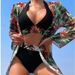 Verve 2025 New Three-Piece Swimsuit Bikini For Women, Slimming V-Neck, No Underwire_ecoleips.com
