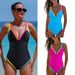 women's lace up bikini one piece backl swimsuit sisters swimwear_ecoleips.com
