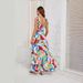 2026 New Summer Sexy Hot Girl Strap Print Waist-Cinching Dress For Women On Cross-Border Foreign Trade_ecoleips.com