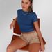 AE073 Southeast Asia Foreign Trade New Model 2026 Spring/summer Casual Comfortable Slim-fit Versatile Women's T-shirt_ecoleips.com