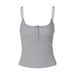 European American Women's Summer 2026 Trendy Suspender Skirt Set Pure Sexy Tight Fit Casual Comfortable Polyester Camisole Tank Top_ecoleips.com