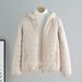 Women's Clothing Korean Style Short Puffer Jacket - Lightweight Slim-Fit Quilted Coat In 12 Colors_ecoleips.com