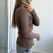 Diyun European And American Casual Simple Solid Color Long Sleeve Shirt Woolen Women's Clothing 2025 Autumn_ecoleips.com