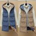 Reversible Quilted Vest For Women – Hooded Longline Puffer Gilet With Pockets_ecoleips.com