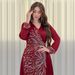 Women's Clothing Fashion Diamond Studded Satin Evening Dress_ecoleips.com