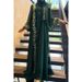 Women's Clothing Fashion Street Chiffon V Neck Embroidered Long Dress Robe With Headscarf_ecoleips.com