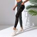 Women's Clothing Yoga Pants Leggings Large Size Mesh Splicing Yoga Clothes Hip Lifting And Abdominal Control Trousers Sports Fitness Running Pants_ecoleips.com