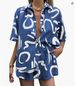 Women's Bohemian 2-Piece Suit Casual Beach Style Pant Set Thin Polyester Spring/Autumn Summer Wear Fashion_ecoleips.com