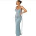 INS European And American Style 2022 Summer New Women's Fashion Sexy Backless Slim-fit Bodycon Dress_ecoleips.com
