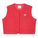 Women's Clothing Fluffy Sleeveless Short Vest Top For Women - Trendy Cropped Button-Up Cardigan With Pockets_ecoleips.com
