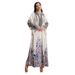 Women's Clothing Robe Fashion Applique Printing Dubai Casual Dress_ecoleips.com