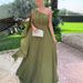Women's Clothing summer new style oblique shoulder off shoulder pleated design light luxury high waist temperament elegant long skirt_ecoleips.com