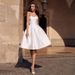 Women's Clothing Spring New Simple Small Slim Graduation Performance Dress Skirt_ecoleips.com