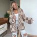 Spring/Summer Colorful Layering Jacket With Open-Neck Sweater-Women's Fashionable Casual Long-Sleeve Knitwear_ecoleips.com
