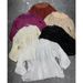 Women's Clothing Loose Fitting Casual Top Court Style Heavily Embellished Beading Rhinestones Lantern Sleeves Tassels Mesh_ecoleips.com