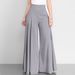 K Women's Pure Color High-waist Wide-leg Pants Thin Casual Pants_ecoleips.com