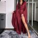 Aria Basics Aria Basics European, American, Middle Eastern Cross-border Autumn Winter Comfortable Casual Elegant Home Women's Long Robe With_ecoleips.com
