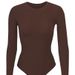 Women's Clothing Same Style High Elastic Long Sleeve Belly Shapewear Sexy One Piece Bodysuit_ecoleips.com