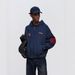 Unisex Vintage Embroidered Hooded Sweatshirt - Streetwear Oversized Pullover With 3D Embroidery, Cotton Blend Comfort_ecoleips.com