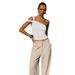 Cross-Border Hot-Selling Bestsellers European And American Style Women's Fashion Design Irregular Off-Shoulder_ecoleips.com