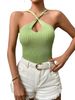 New European And American Summer Fashion Independent Site Cross-border Foreign Trade Cross-cutout Knitted_ecoleips.com