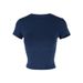 AC563 Eurean American Casual Short-sleeve Spring And Autumn Slim-fit Pullover T-shirt, Women's Streetwear Base Shirt_ecoleips.com