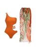 Women's Clothing Women's Mesh Swimsuit Hollow Design Style One-Piece Swimwear Quick-Dry Polyester, Modest Coverage, Beach & Pool Ready_ecoleips.com