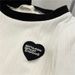 Women's Clothing Slim Short Sleeved Versatile Embroidery Design Niche T Shirt_ecoleips.com