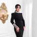 Women Spring Autumn Lace Trim Long Sleeve Mermaid Dress Slim Fitting Hip Wrapped Floor Length Long Dress For Ladies_ecoleips.com